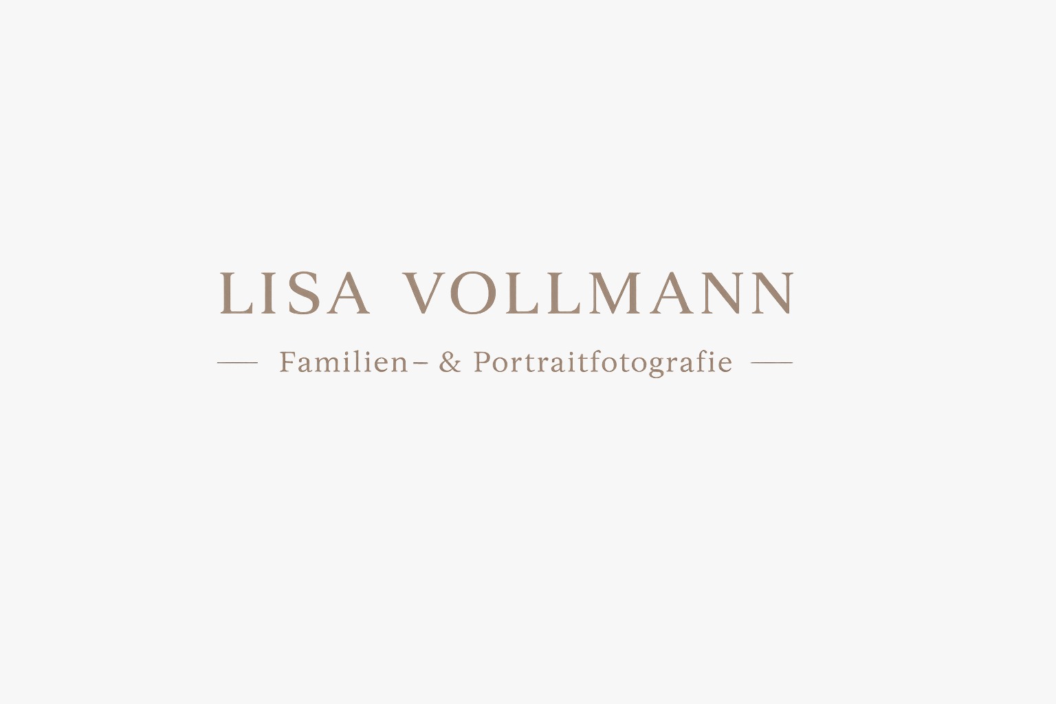 Lisa Vollmann — Familien- & Portraitfotografie